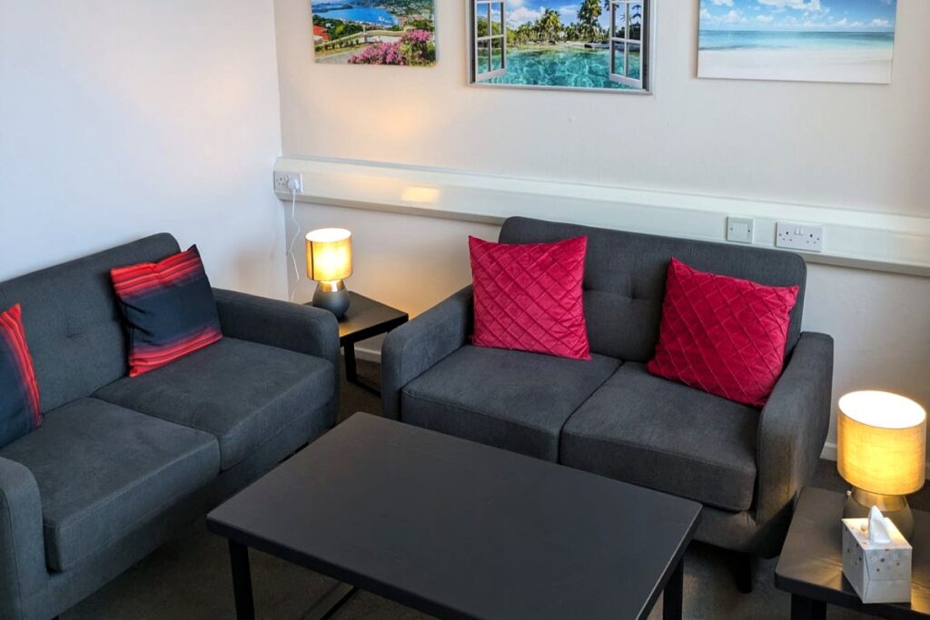 Counselling room at our Hampstead High Street practice